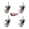 Service Caster 3 Inch Nylon Wheel Swivel 58 Inch Threaded Stem Caster Set Service Caster SCC-TS20S314-NYS-58212-4 - alternate 4